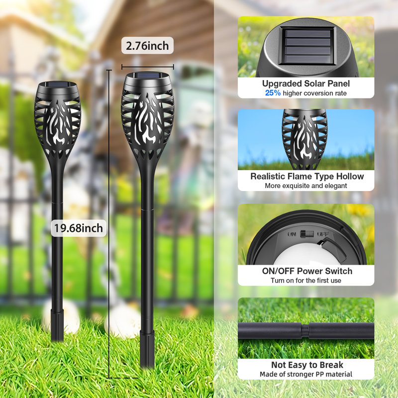 Blue flame solar lights cheap